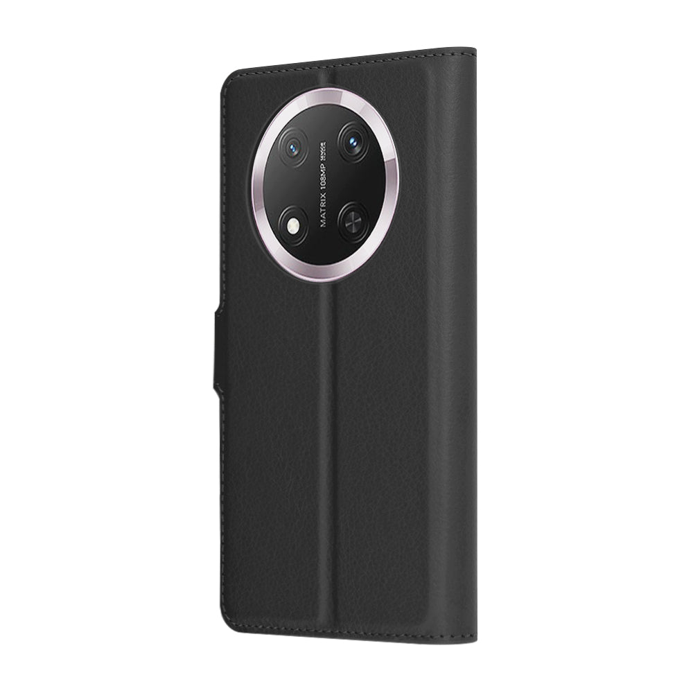 Futrola za Honor X9c / Magic7 Lite, Techsuit, Kožna Folio, Crna