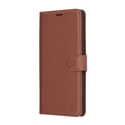 Futrola za Honor X9c / Magic7 Lite, Techsuit, Kožna Folio, Smeđa