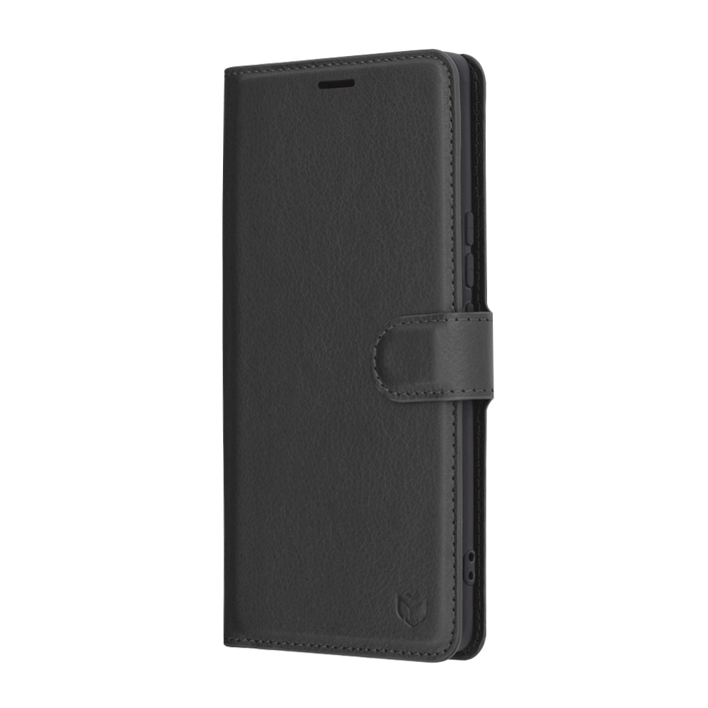 Futrola za Honor X9c / Magic7 Lite, Techsuit, Kožna Folio, Crna