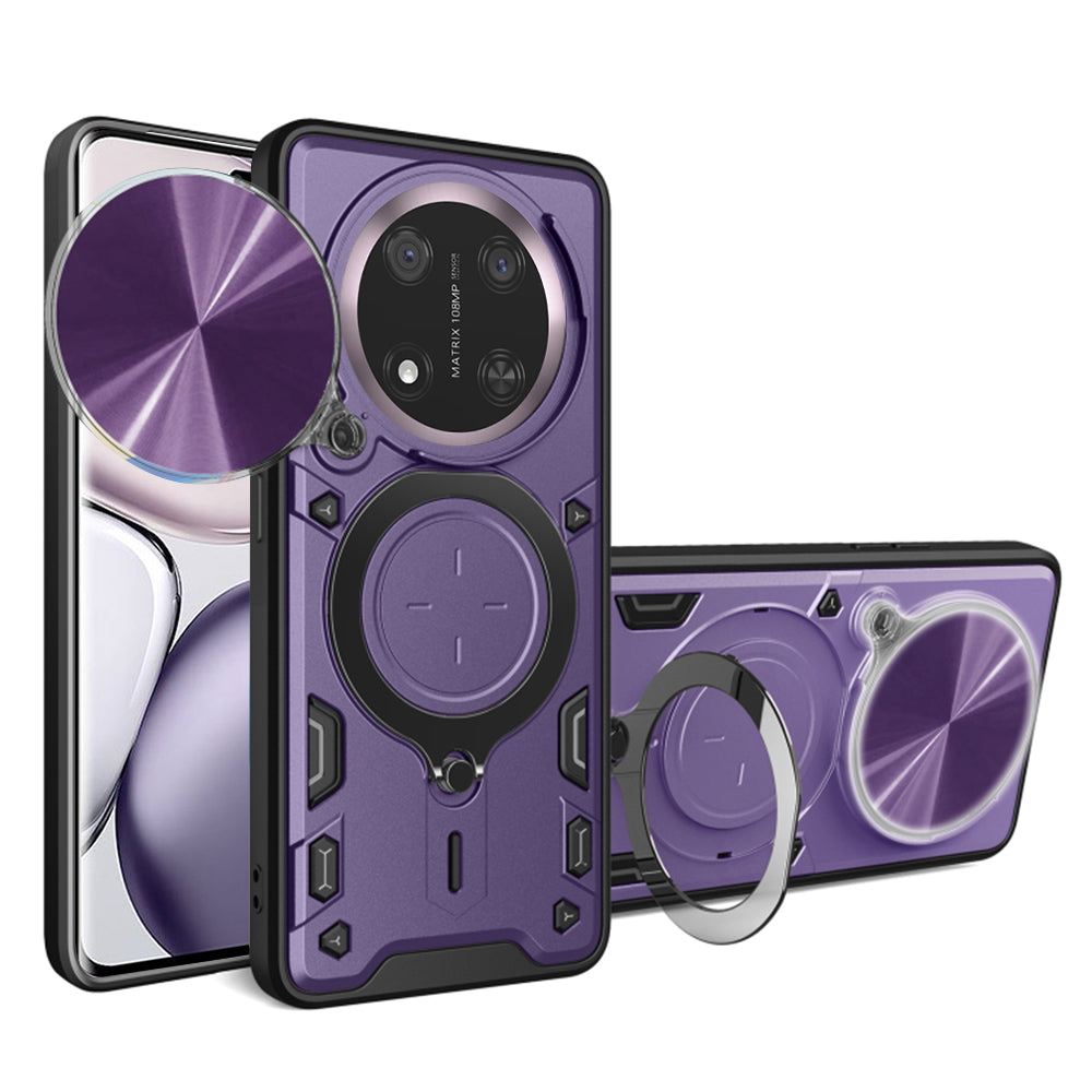 Maska za Honor X9c / Magic7 Lite, Techsuit, CamGuard Pro, Ljubičasta