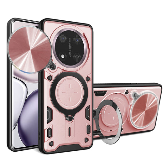Maska za Honor X9c / Magic7 Lite, Techsuit, CamGuard Pro, Ružičasto Zlatna