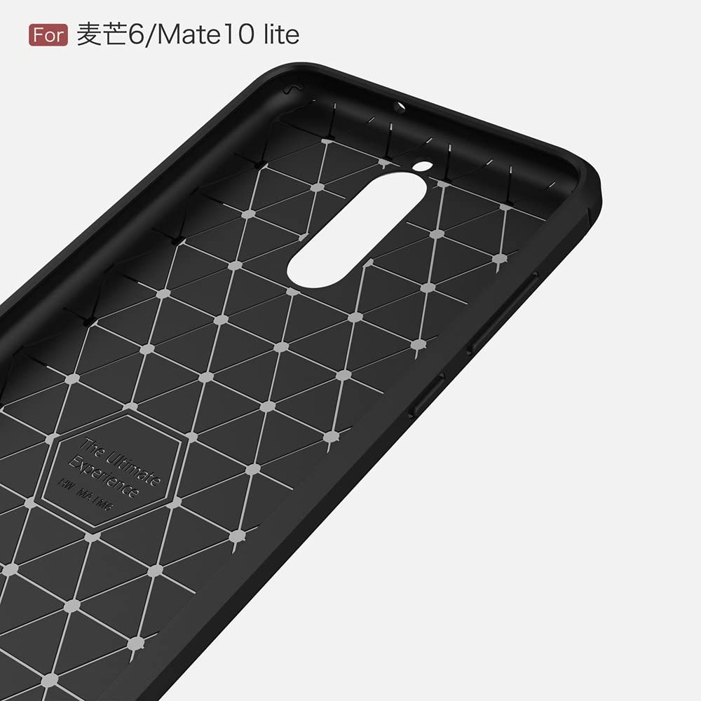 Maska za Huawei Mate 10 Lite, Techsuit, Karbon, Crna