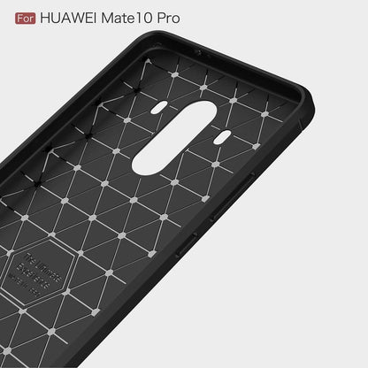 Maska za Huawei Mate 10 Pro, Techsuit, Karbon, Crna