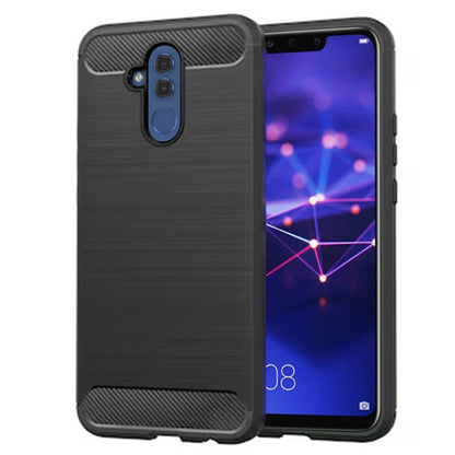 Maska za Huawei Mate 20 Lite, Techsuit, Karbon, Crna