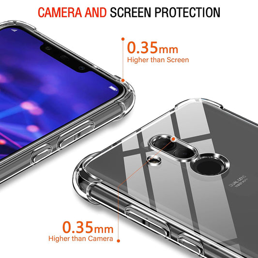 Maska za Huawei Mate 20 Lite, Techsuit, Shockproof Clear, Prozirna