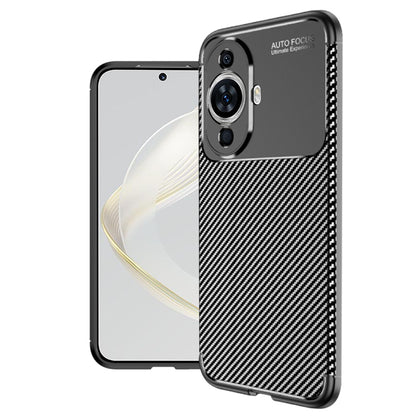 Maska za Huawei nova 12s / nova 11, Techsuit, CarbonFiber, Crna