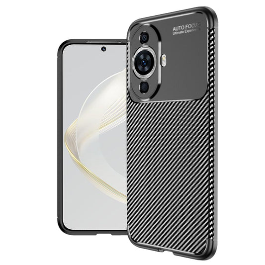 Maska za Huawei nova 12s / nova 11, Techsuit, CarbonFiber, Crna