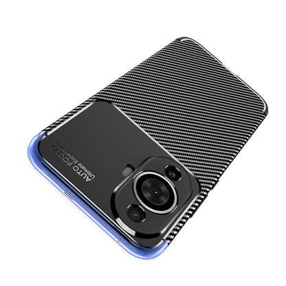 Maska za Huawei nova 12s / nova 11, Techsuit, CarbonFiber, Crna