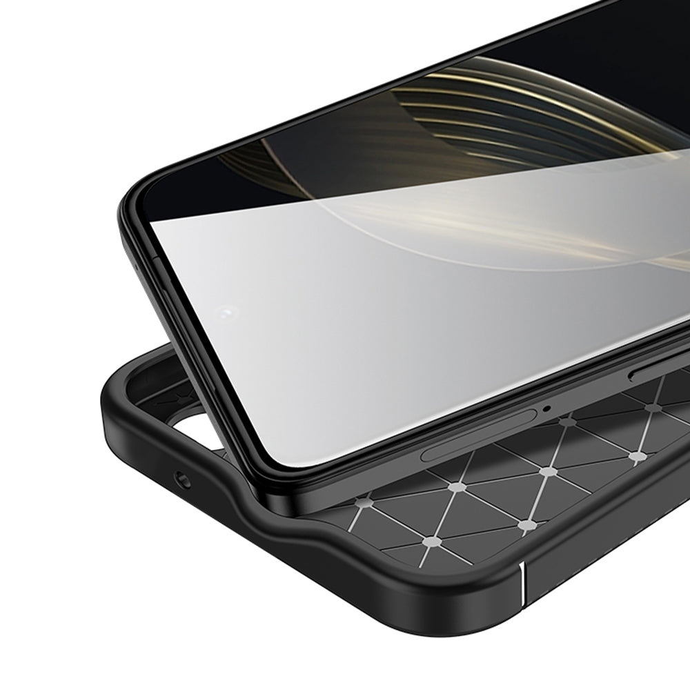 Maska za Huawei nova 12s / nova 11, Techsuit, CarbonFiber, Crna