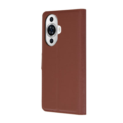Futrola za Huawei nova 12s / nova 11, Techsuit, Kožna Folio, Smeđa