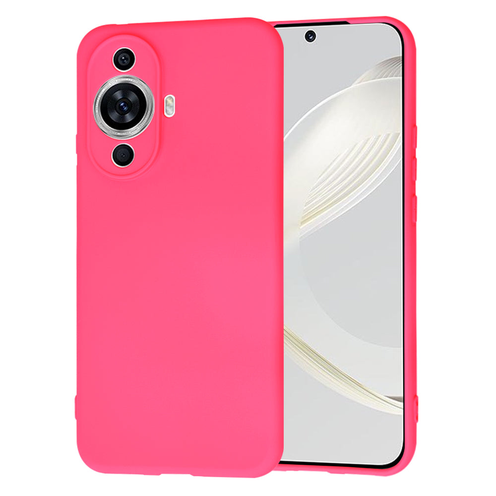 Maska za Huawei nova 12s / nova 11, Techsuit, SoftFlex, Tamno Roza