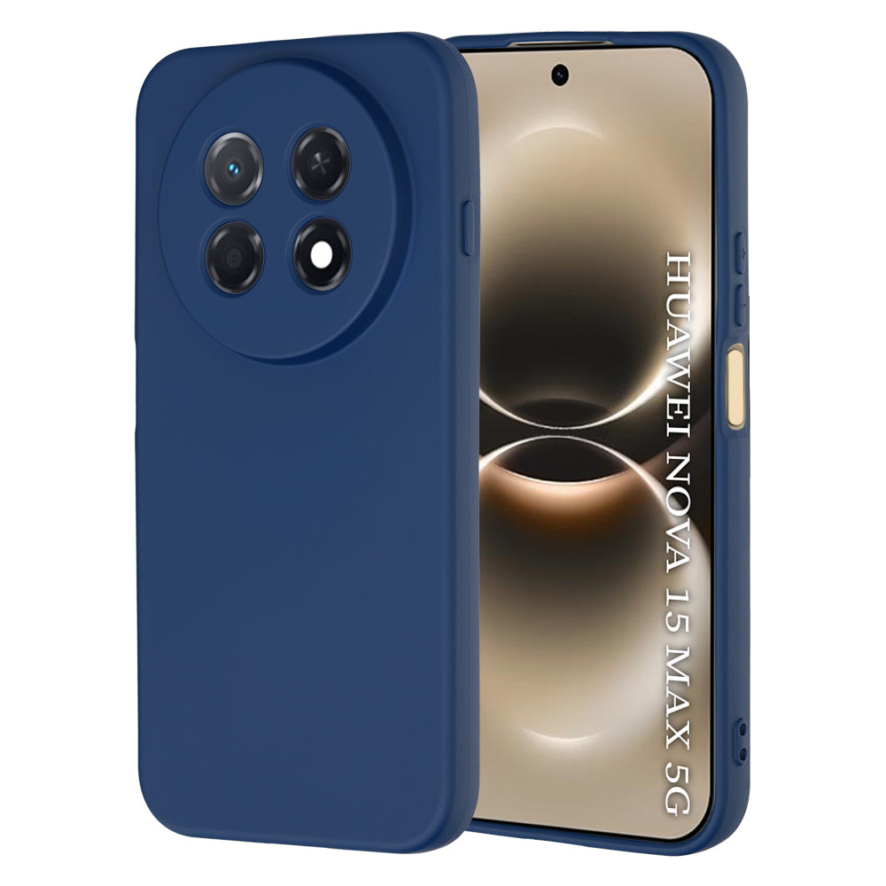 Maska za Huawei nova 15 Max, Techsuit, SoftFlex, Tamnoplava