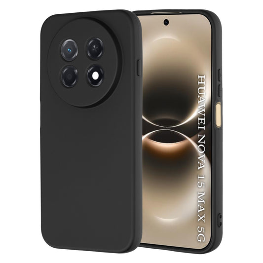 Maska za Huawei nova 15 Max, Techsuit, SoftFlex, Crna