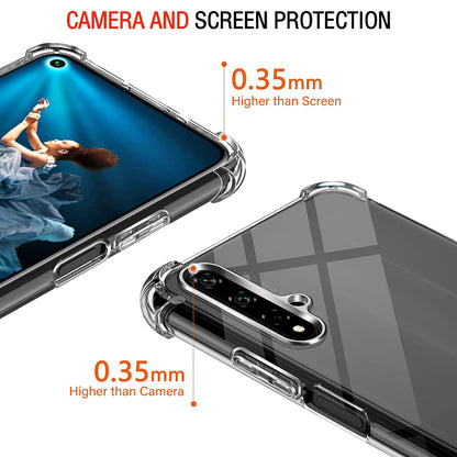 Maska za Huawei nova 5T / Honor 20, Techsuit, Shockproof Clear, Prozirna