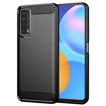 Maska za Huawei P smart 2021, Techsuit, Karbon, Crna