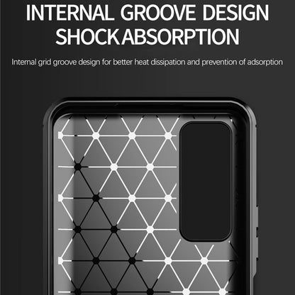 Maska za Huawei P smart 2021, Techsuit, Karbon, Crna