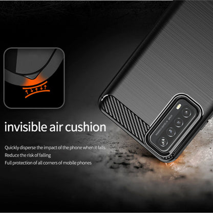 Maska za Huawei P smart 2021, Techsuit, Karbon, Crna