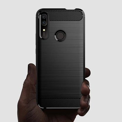 Maska za Huawei P Smart Z, Techsuit, Carbon, Crna