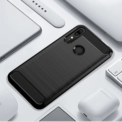 Maska za Huawei P Smart Z, Techsuit, Carbon, Crna