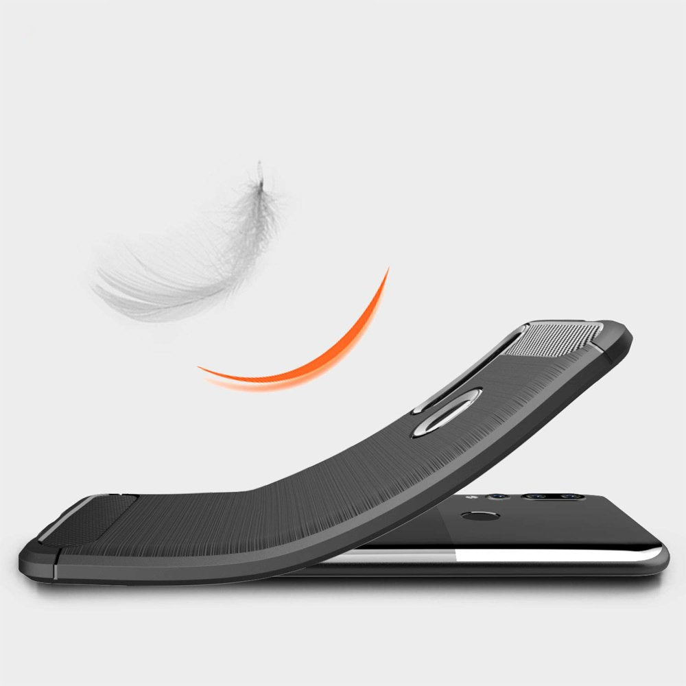 Maska za Huawei P Smart Z, Techsuit, Carbon, Crna