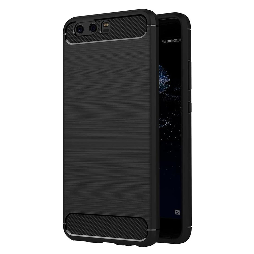 Maska za Huawei P10 Plus, Techsuit, Karbon, Crna