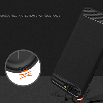 Maska za Huawei P10 Plus, Techsuit, Karbon, Crna