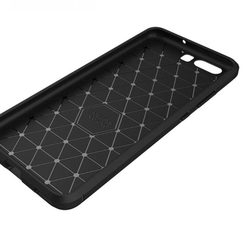 Maska za Huawei P10 Plus, Techsuit, Karbon, Crna