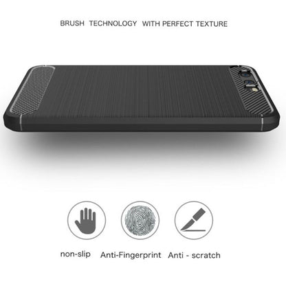 Maska za Huawei P10, Techsuit, Karbon, Crna