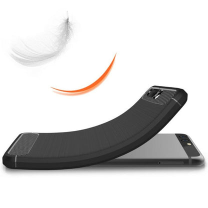 Maska za Huawei P10, Techsuit, Karbon, Crna