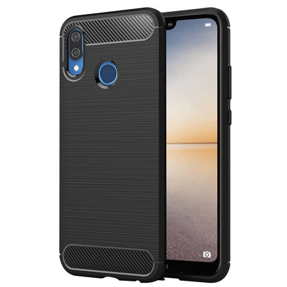 Maska za Huawei P20 Lite, Techsuit, Karbon, Crna