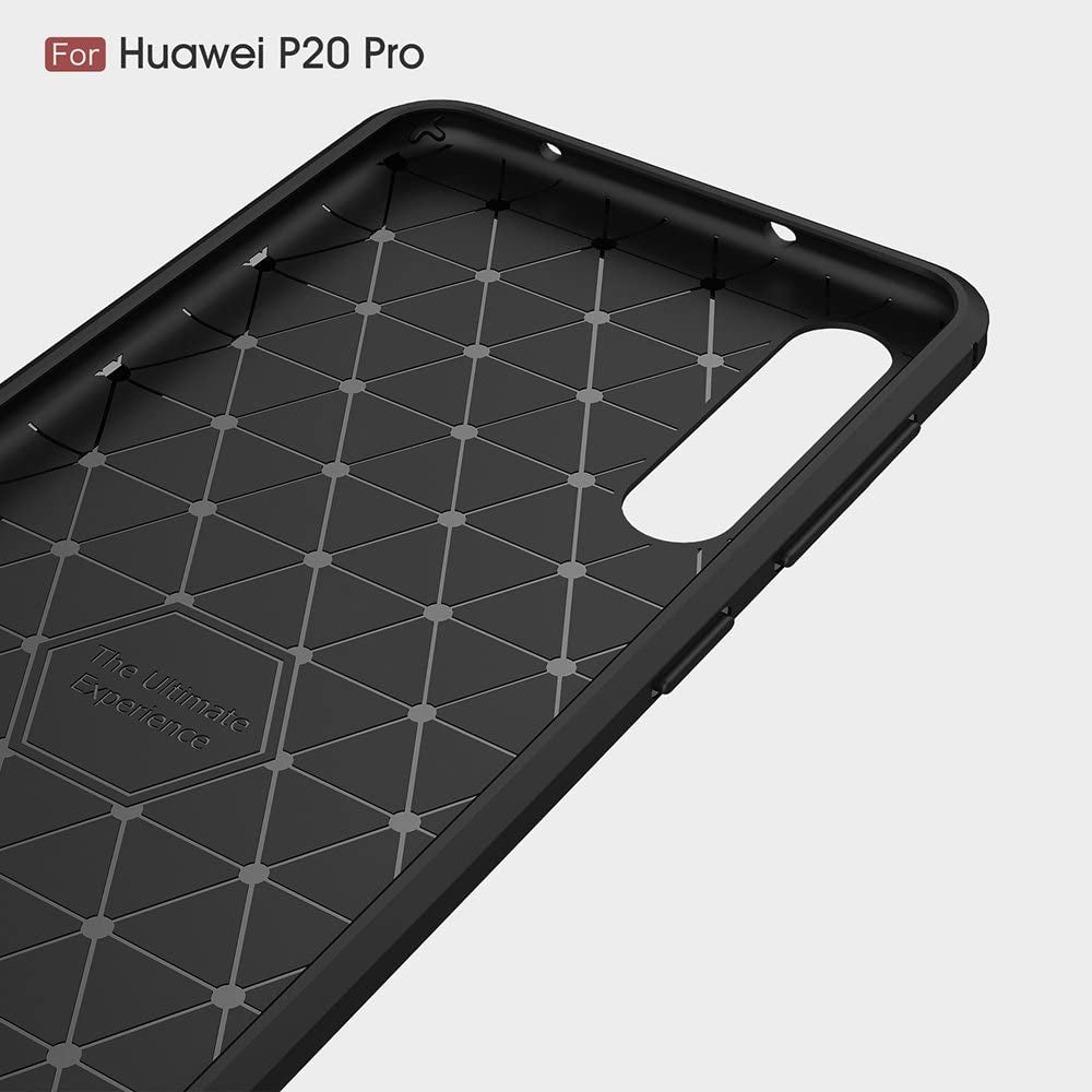 Maska za Huawei P20 Pro, Techsuit, Karbon, Crna