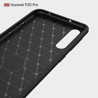 Maska za Huawei P20 Pro, Techsuit, Karbon, Crna