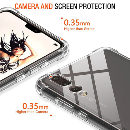 Maska za Huawei P20 Pro, Techsuit, Shockproof Clear, Prozirna