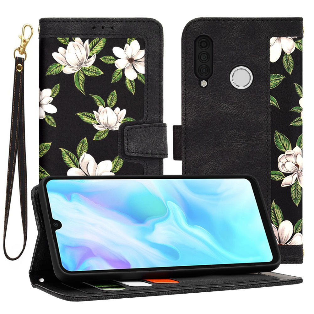 Maska za Huawei P30 lite New Edition / P30 lite, Techsuit, FlipCraft, Crna