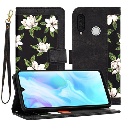 Maska za Huawei P30 lite New Edition / P30 lite, Techsuit, FlipCraft, Crna