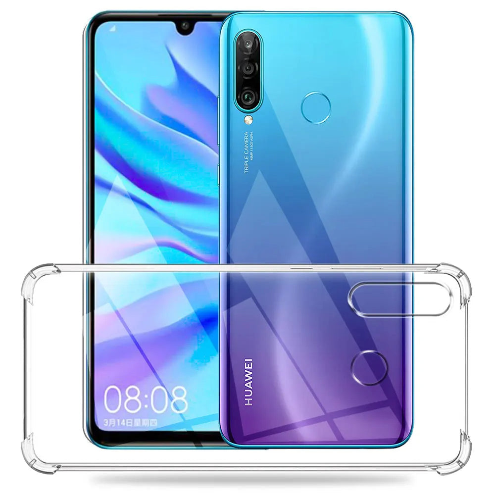Maska za Huawei P30 lite New Edition / P30 lite, Techsuit, Shockproof Clear, Prozirna