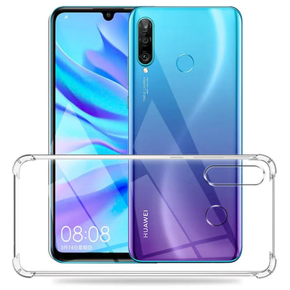 Maska za Huawei P30 lite New Edition / P30 lite, Techsuit, Shockproof Clear, Prozirna