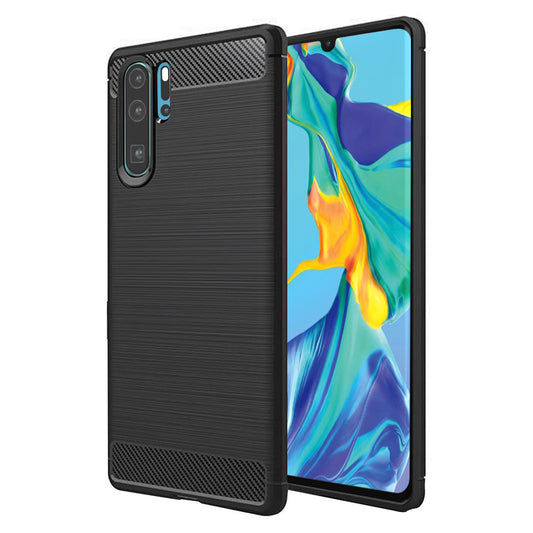Futrola za Huawei P30 Pro New Edition / P30 Pro, Techsuit, Karbon, Crna