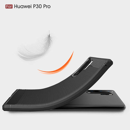 Futrola za Huawei P30 Pro New Edition / P30 Pro, Techsuit, Karbon, Crna