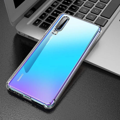 Maska za Huawei P30, Techsuit, Shockproof Clear, Prozirna