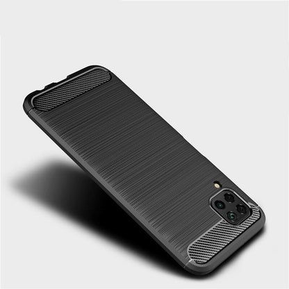 Maska za Huawei P40 lite 4G, Techsuit, Karbon, Crna