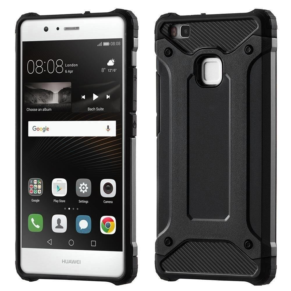 Maska za Huawei P9 lite (2016), Techsuit, Hybrid Armor, Crna