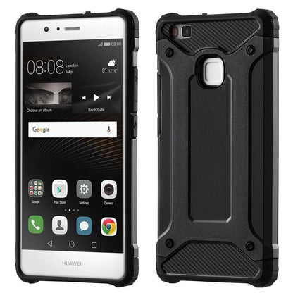 Maska za Huawei P9 lite (2016), Techsuit, Hybrid Armor, Crna