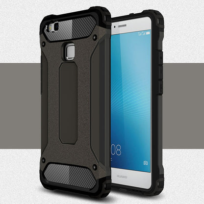 Maska za Huawei P9 lite (2016), Techsuit, Hybrid Armor, Crna