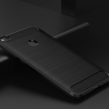 Maska za Huawei P9 Lite (2017) / P8 Lite (2017), Techsuit, Karbon, Crna