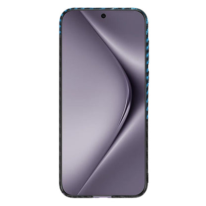 Maska za Huawei Pura 70 Pro, Techsuit, Carbonite FiberShell, Crno Plava
