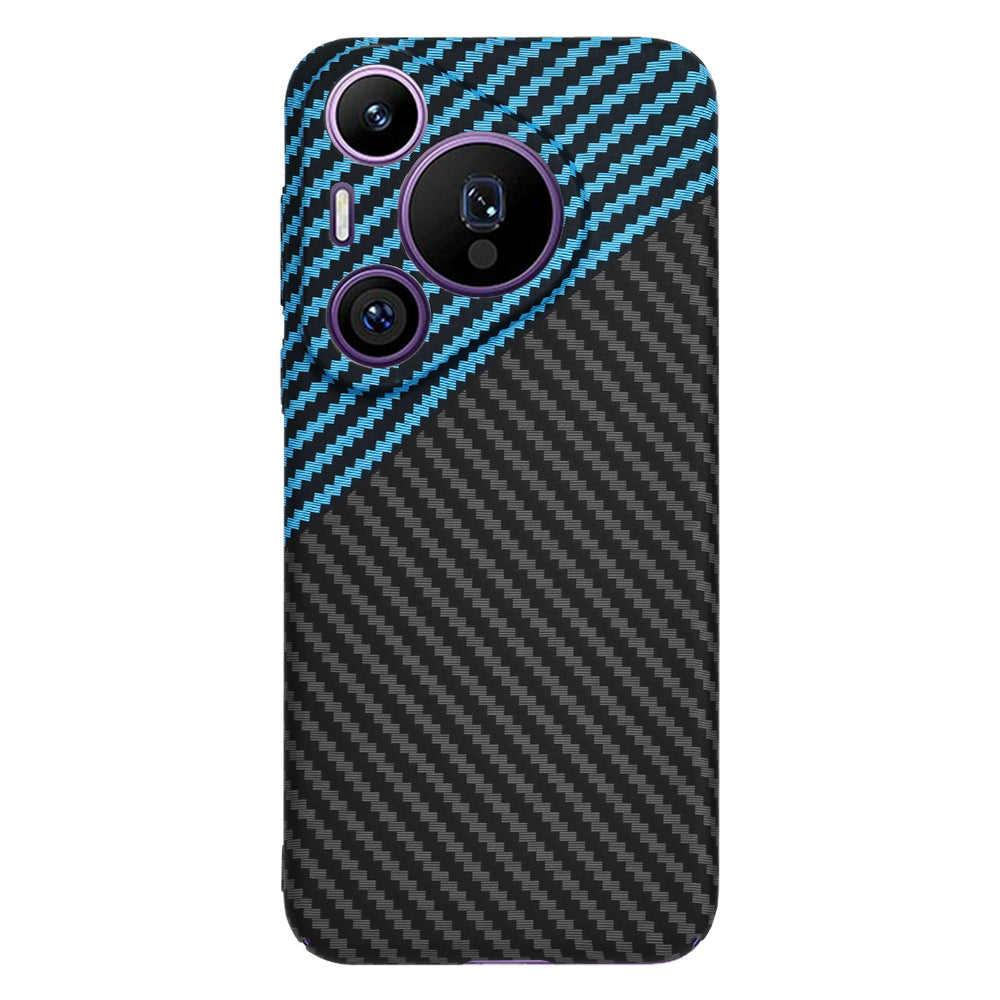 Maska za Huawei Pura 70 Pro, Techsuit, Carbonite FiberShell, Crno Plava