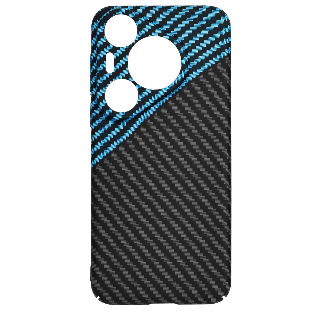 Maska za Huawei Pura 70 Pro, Techsuit, Carbonite FiberShell, Crno Plava