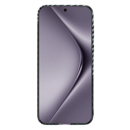 Maska za Huawei Pura 70 Pro, Techsuit, Carbonite FiberShell, Crno Siva