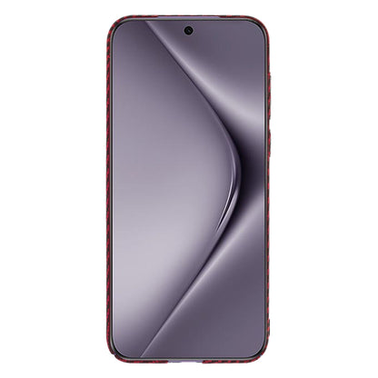 Maska za Huawei Pura 70 Pro, Techsuit, Carbonite FiberShell, Crvena